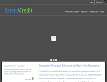 Tablet Screenshot of extendcredit.com